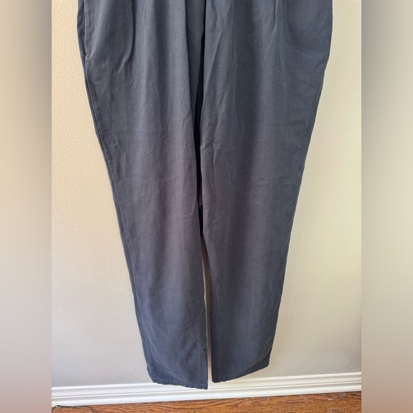 Mien Navy Blue Jumpsuit Button Organic Cotton Women's XL - Picture 6 of 7